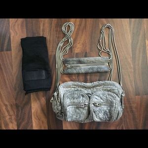 Alexander Wang Brenda Chain distressed leather bag